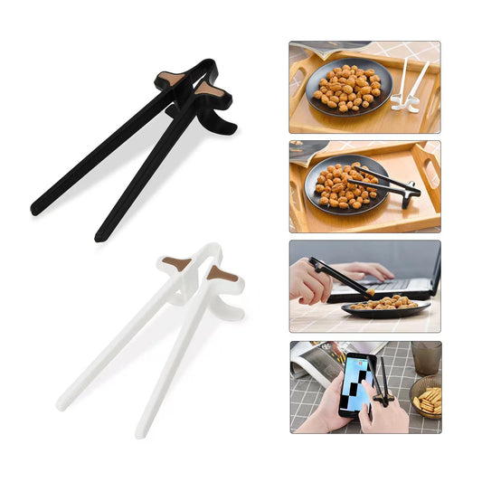 "Finger Chopsticks: The Ultimate Snack Adventure Awaits!"